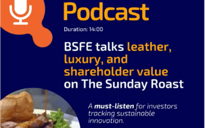 BSFE Talks Lab-Grown Leather and Growth Plans on The Sunday Roast