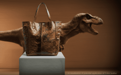 From Fossil to Fashion: Lab-Grown Leather Reaches a Milestone with T. rex Leather.